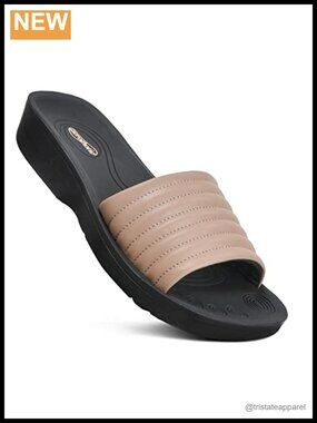 AEROTHOTIC Plantar Fasciitis Arch Support Slide Sandals